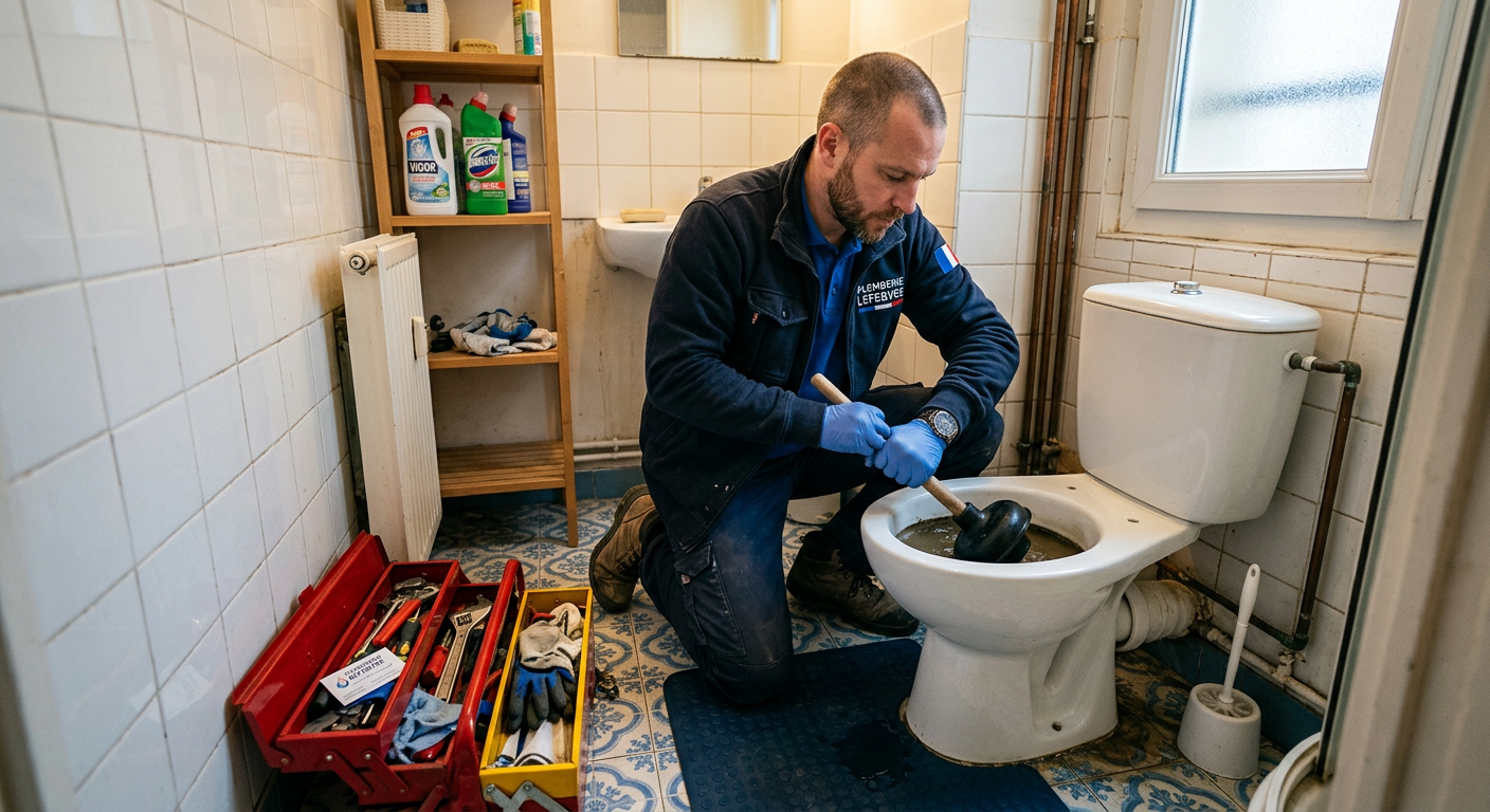 débouchage WC urgence plombier Orléans